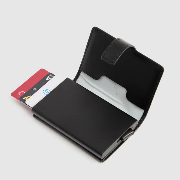 Portafoglio Piquadro Ducati in pelle con protezione RFID