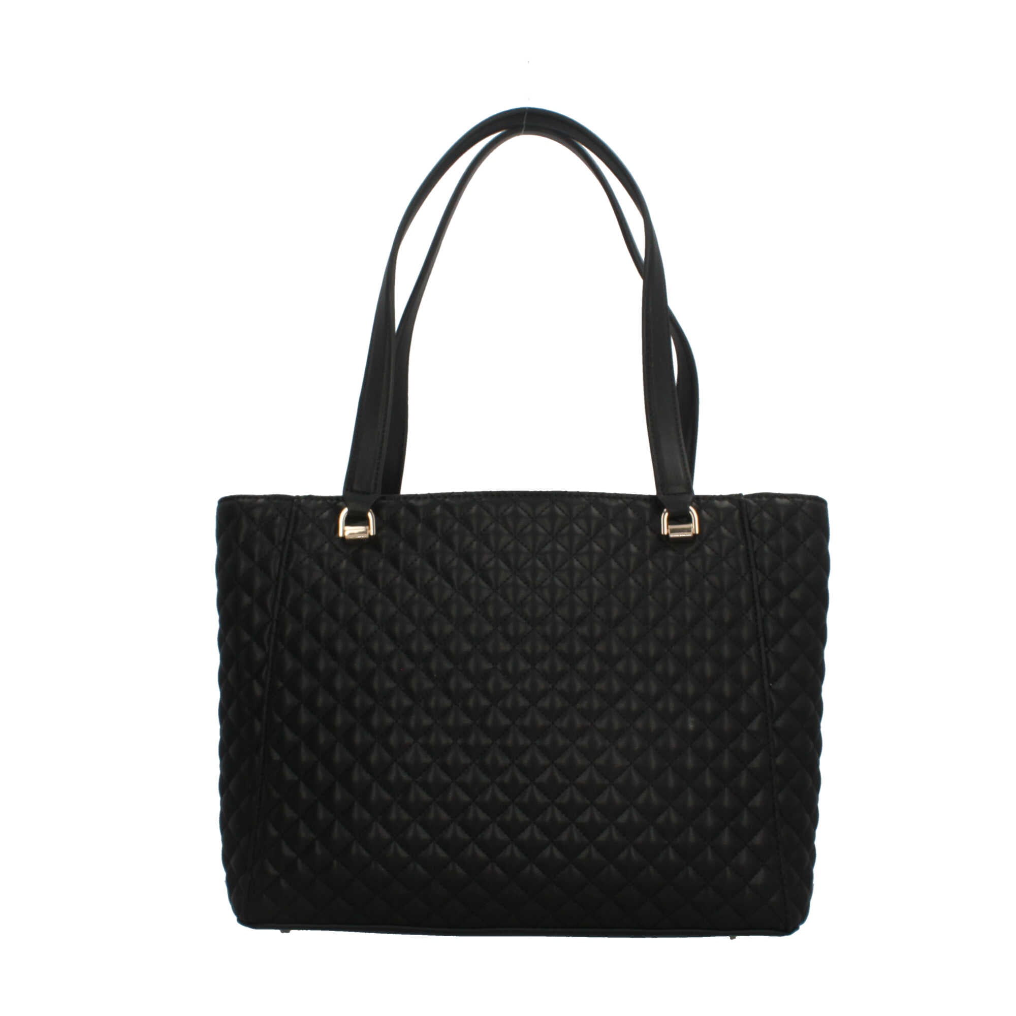 Shopper trapuntata Guess con charm decorativi