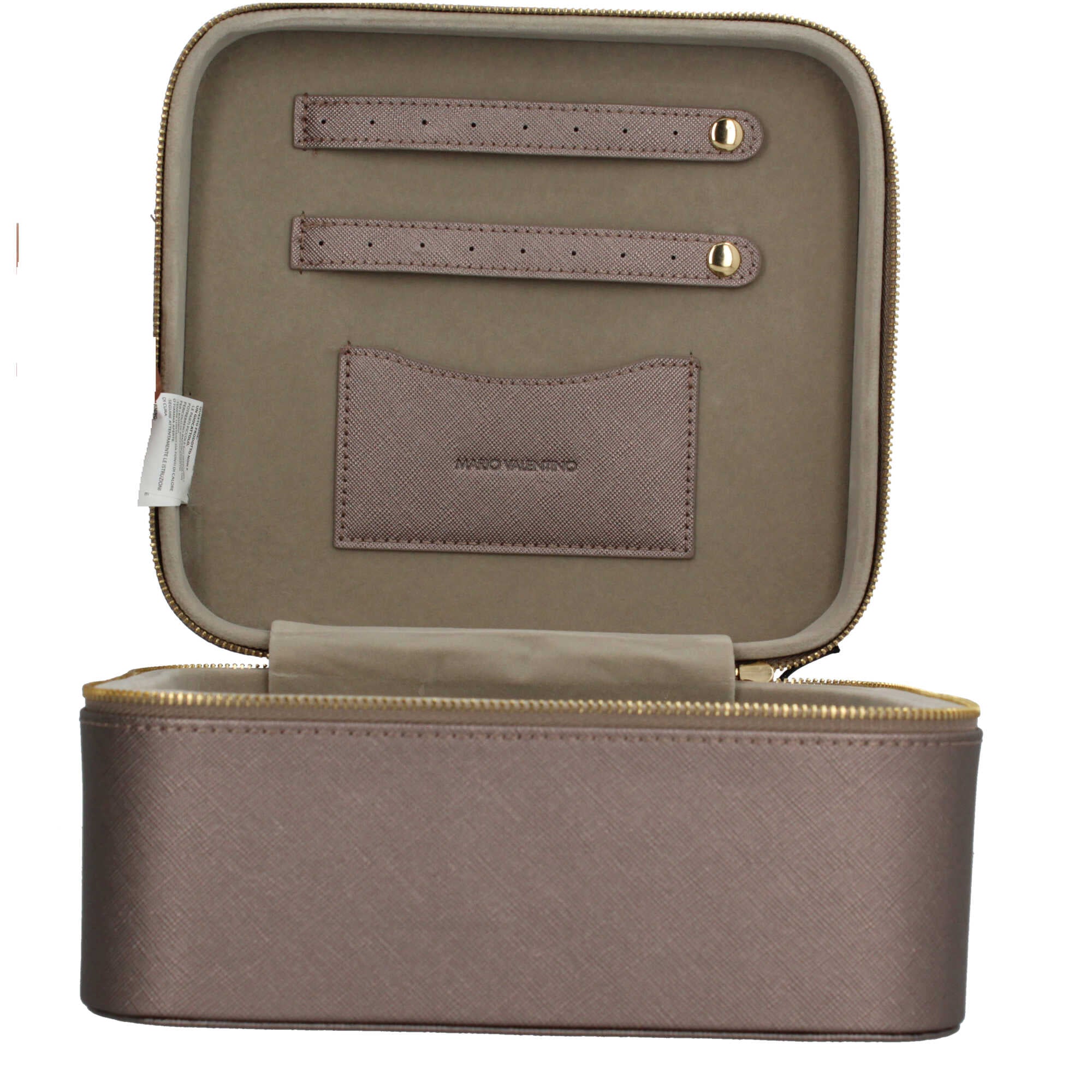 Valentino portagioie rigido in ecopelle con interno vellutato