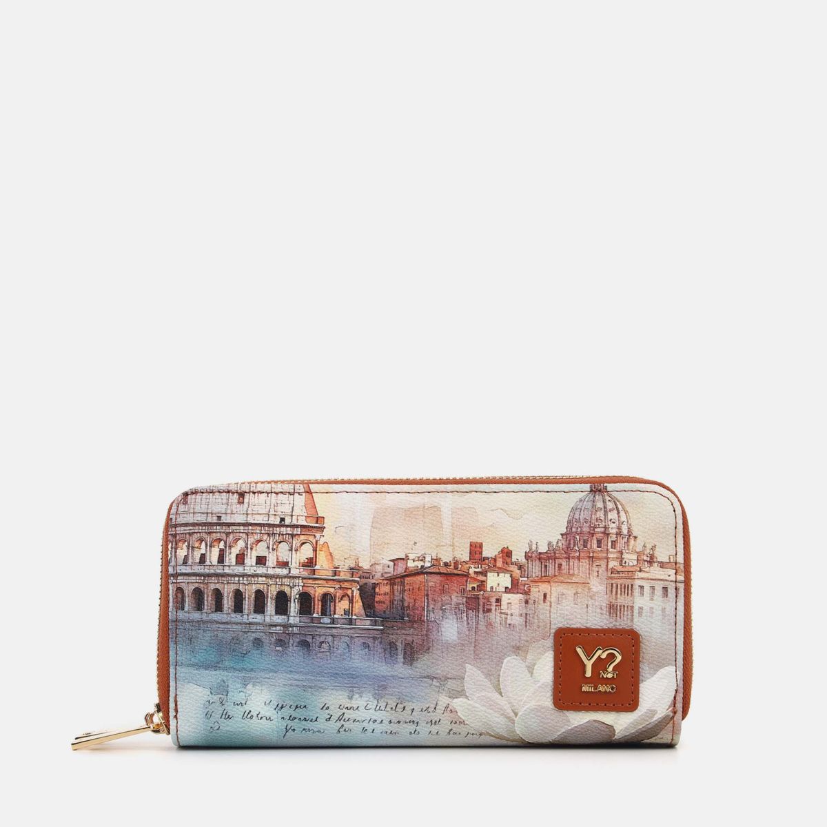 Portafoglio Donna Ynot? con Zip in Ecopelle – Portacarte e Portamonete