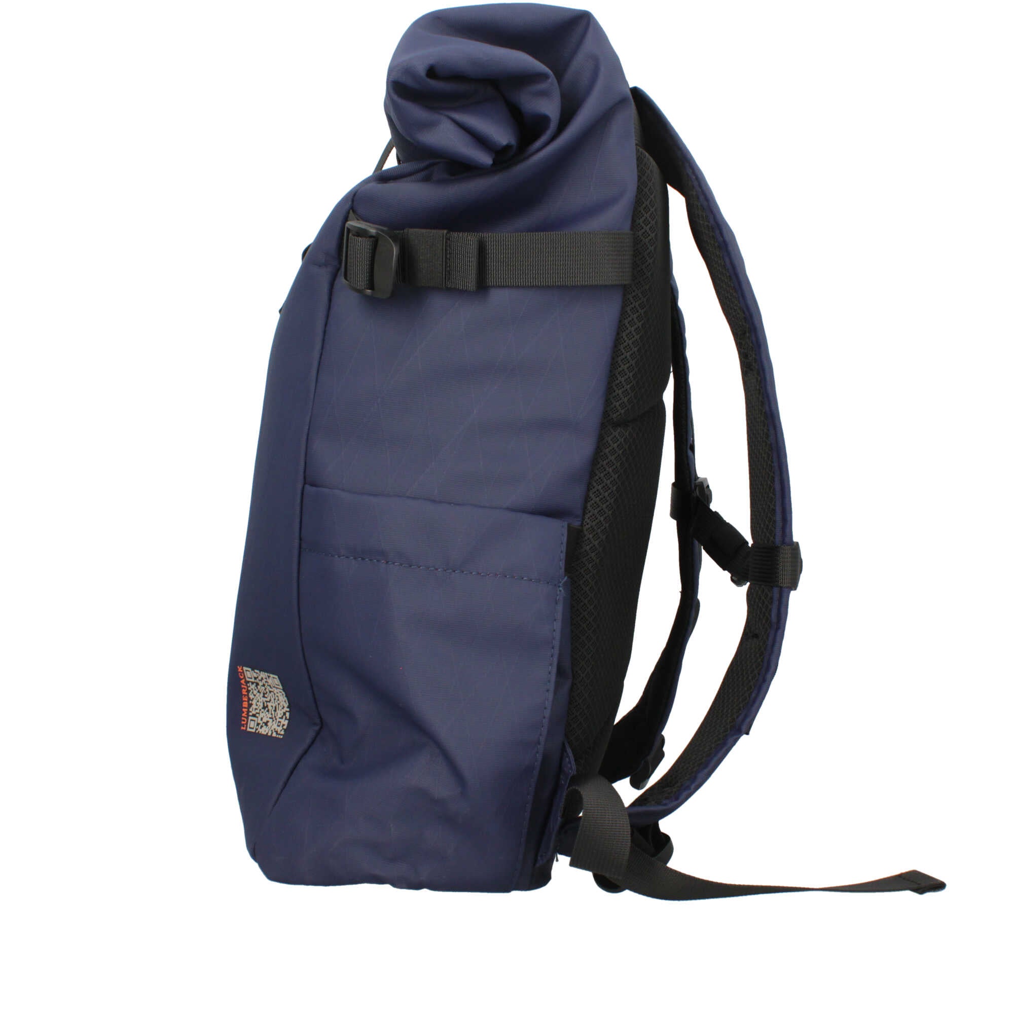 Zaino Uomo Lumberjack Roll Top con Chiusura a Gancio