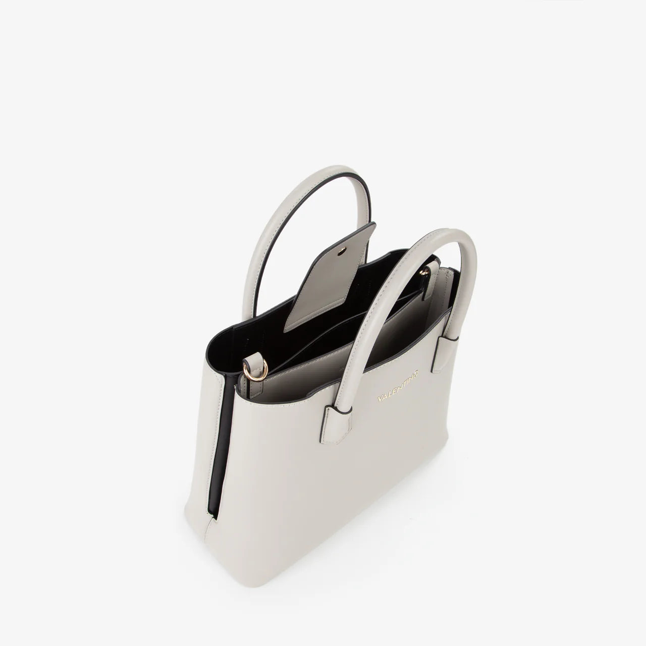 Valentino borsa a mano donna elegante con doppi manici Grigio TU | Giò Fashion