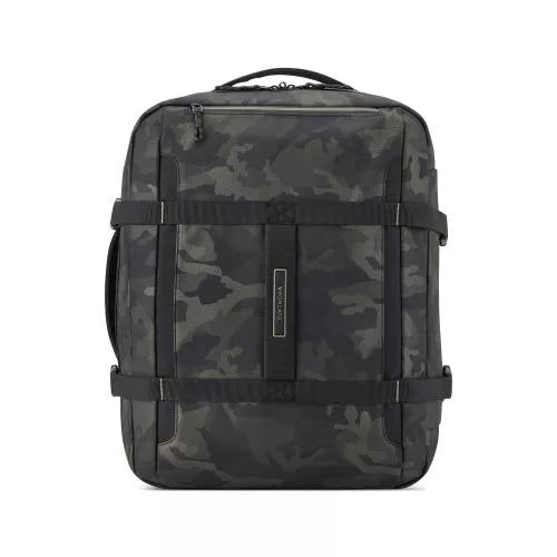 Zaino viaggio capiente con apertura a valigia e design moderno