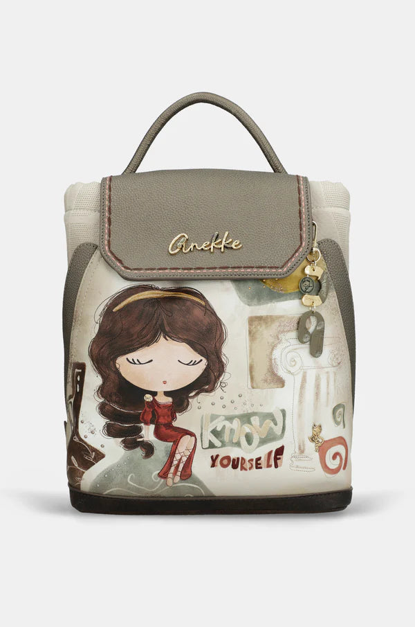 Zaino Anekke Donna con Patta e Chiusura Sicura Stile Elegante