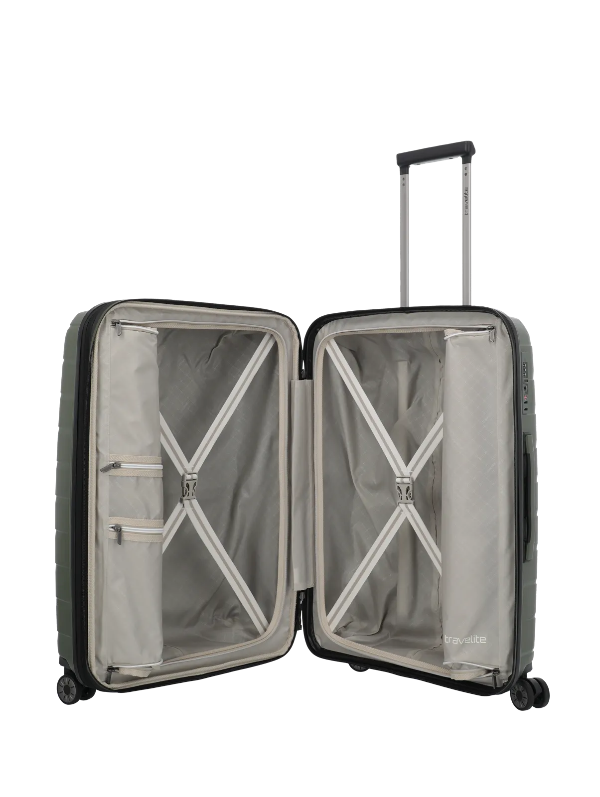 Valigia bagaglio a mano Travelite Air Base S con TSA e ruote doppie Verde TU | Giò Fashion