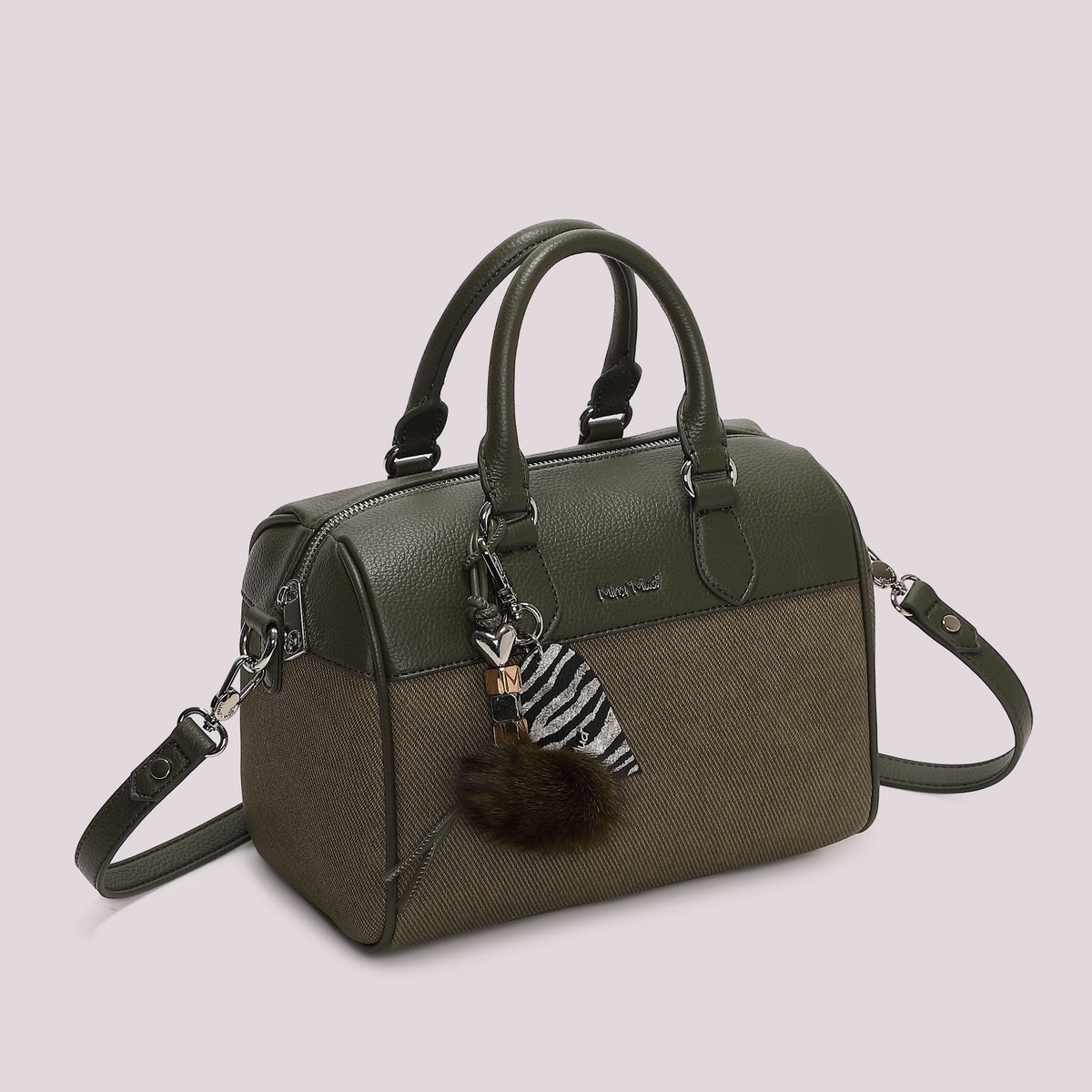 Borsa Bauletto Donna Mimi Mua con Charm a Cuore