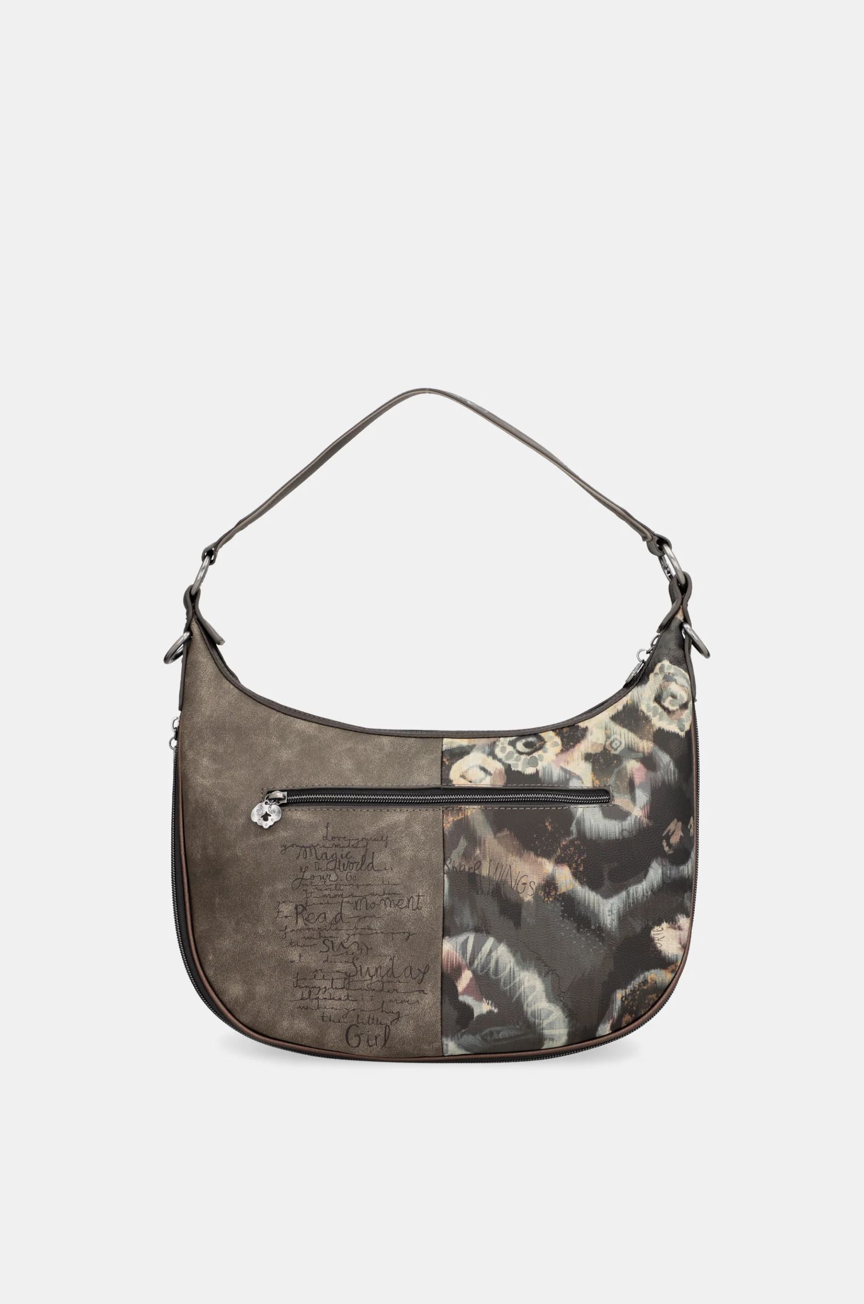 Borsa hobo Anekke con tracolla The World of Dreams Beige Taglia Unica | Giò Fashion