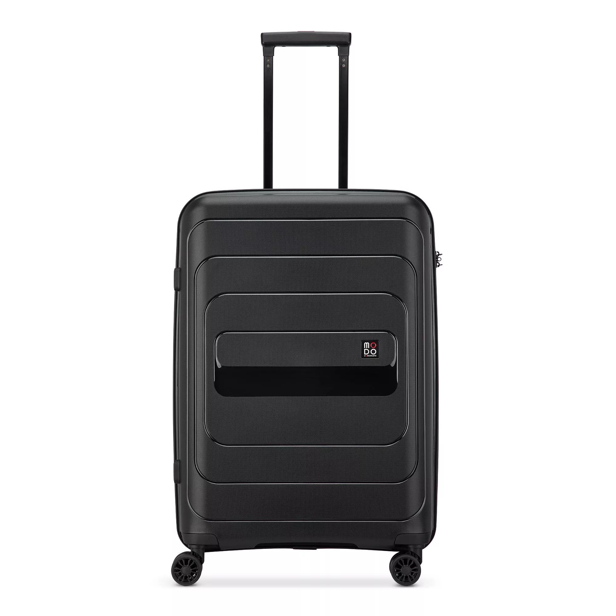 Modo by Roncato Trolley Medio Rigido 4 Ruote da Viaggio 66x43,5x25 NERO TU | Giò Fashion