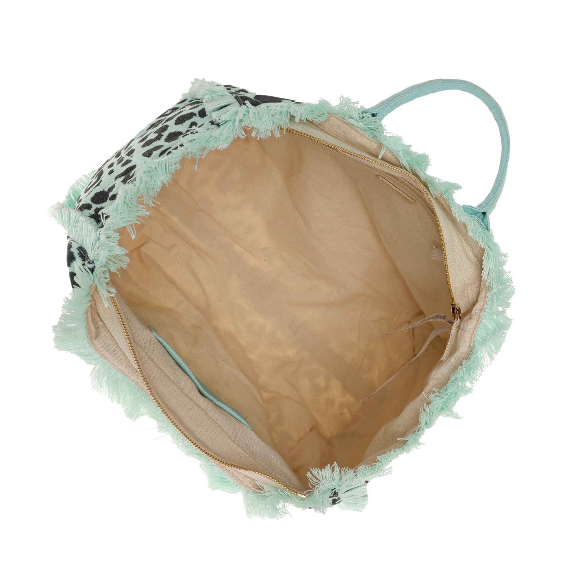 Borsa mare Kuve' Nautilius Leopard in ecopelle