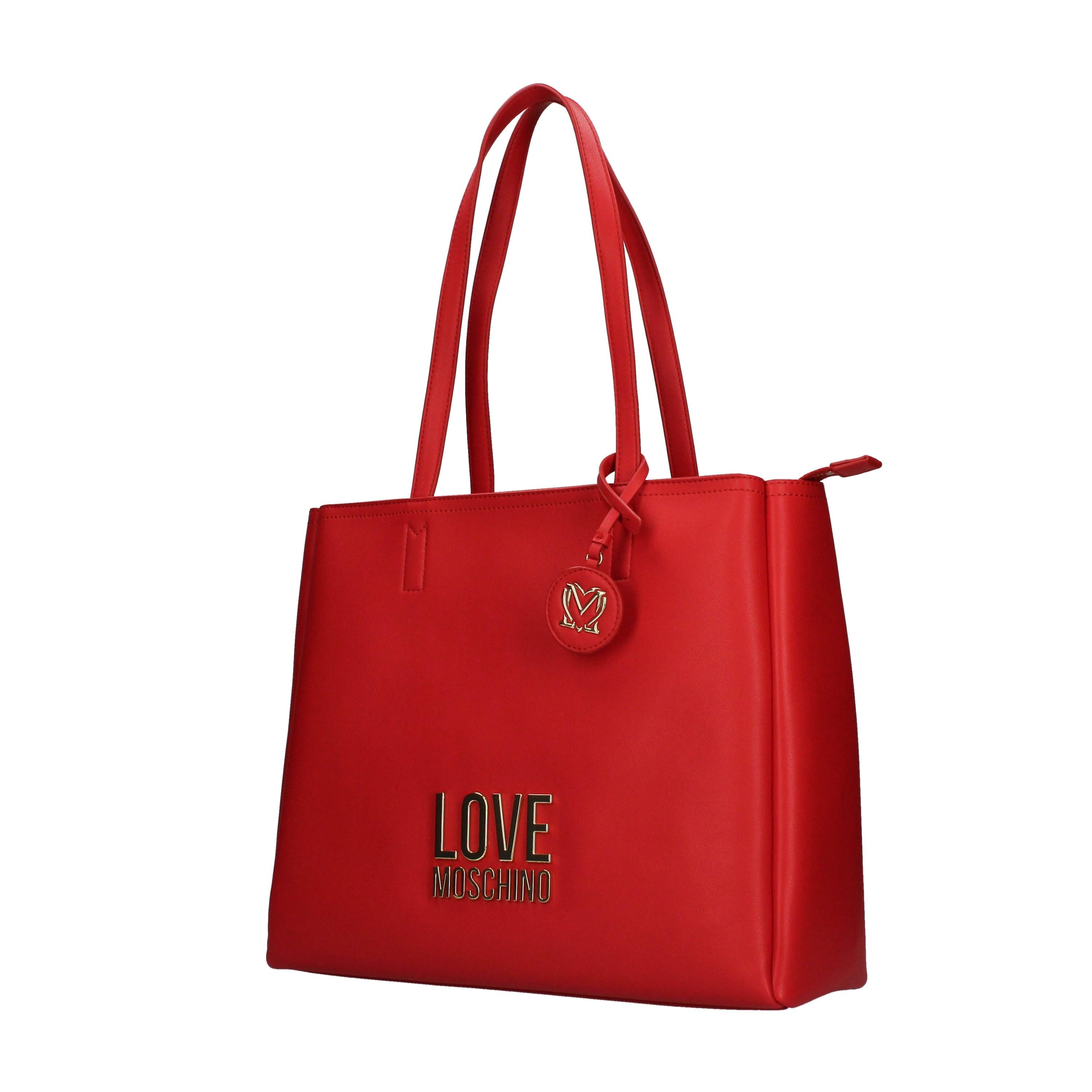 Borsa Love Moschino rosso donna shopping