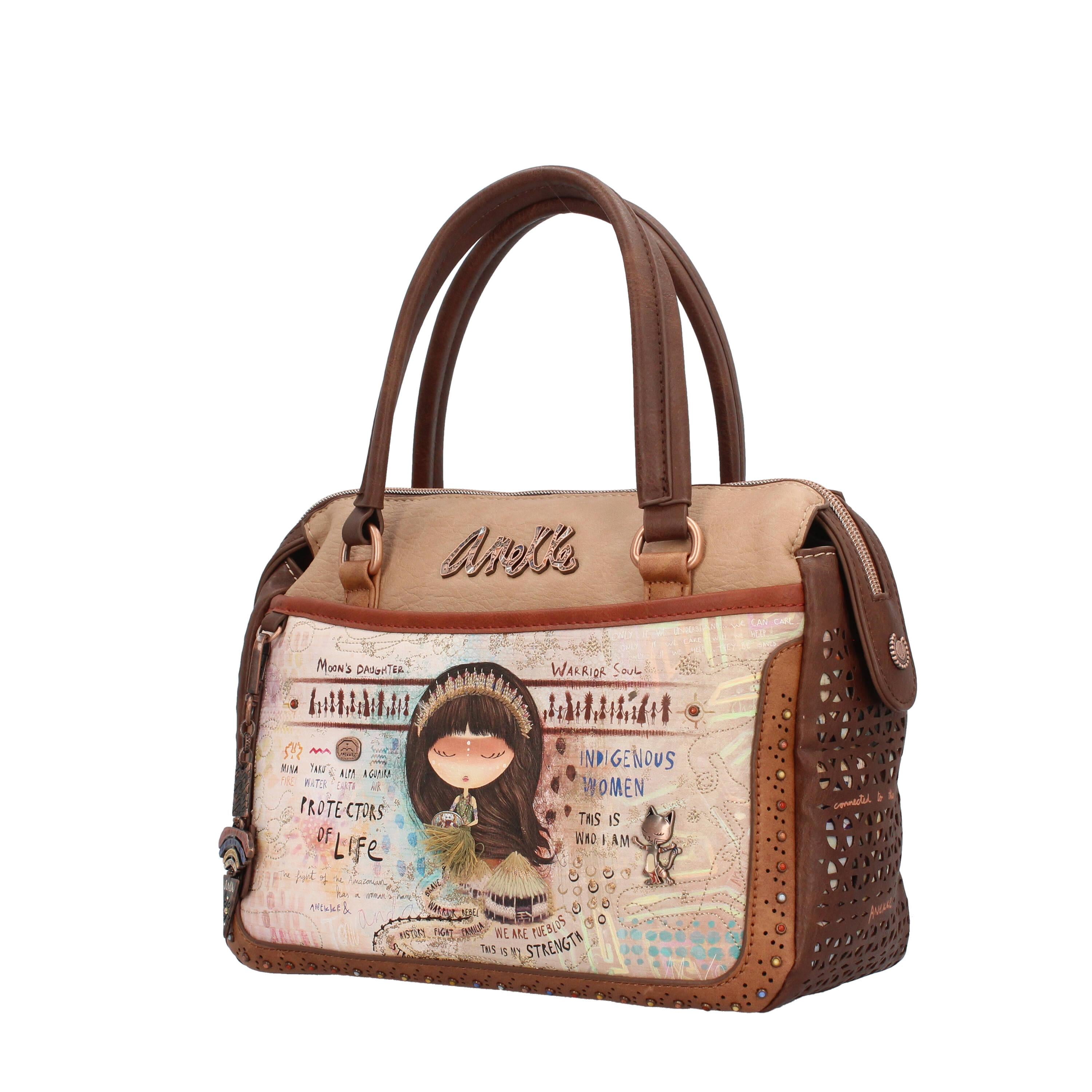 Borsa a mano in similpelle
