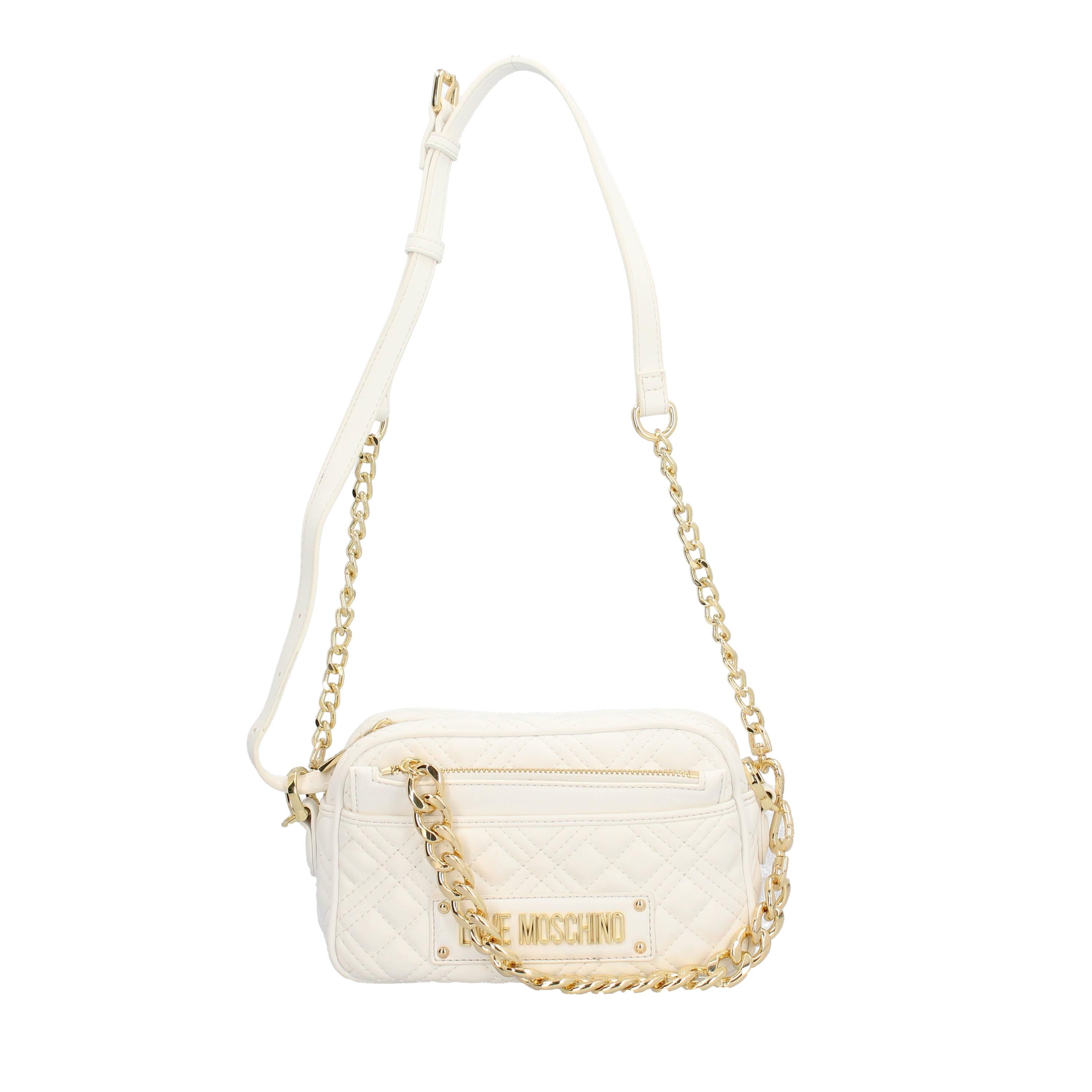 Moschino Borsa Donna Bianco a tracolla trapuntata MOS*JC4000PP0H LA0